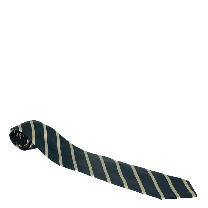 Luxury Jewelry Without The Luxury Price Tag Vintage Style Deals Giorgio Armani Black And Beige Striped Silk Tie