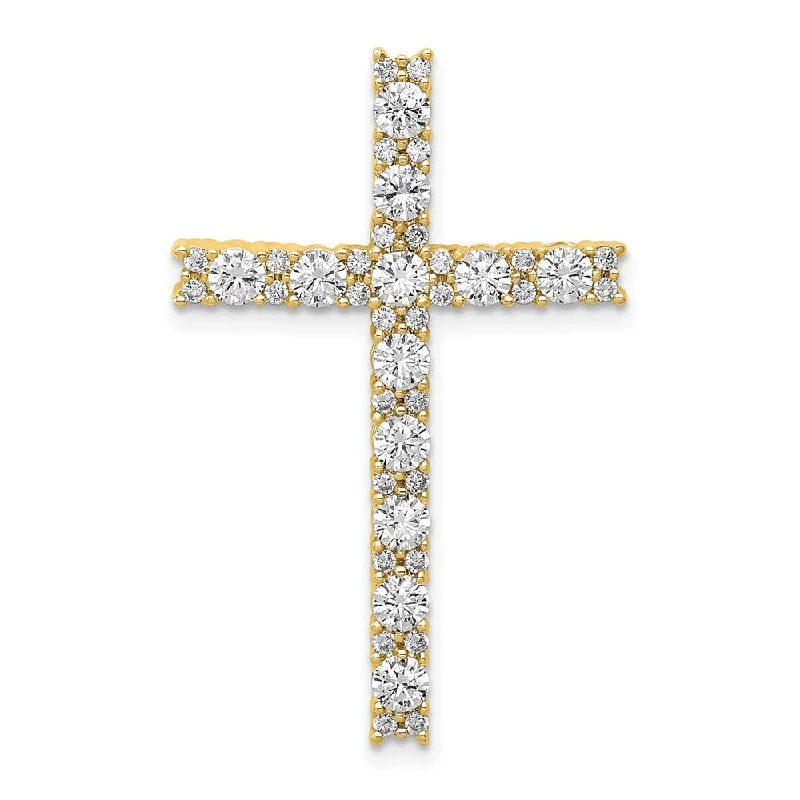 Jewelry Flash Sale – Stylish Designs At Unbeatable Rates Shop Sale Items 10K Yellow Gold Lab Grown Diamond Latin Cross Pendant (1ct, VS, G-H)