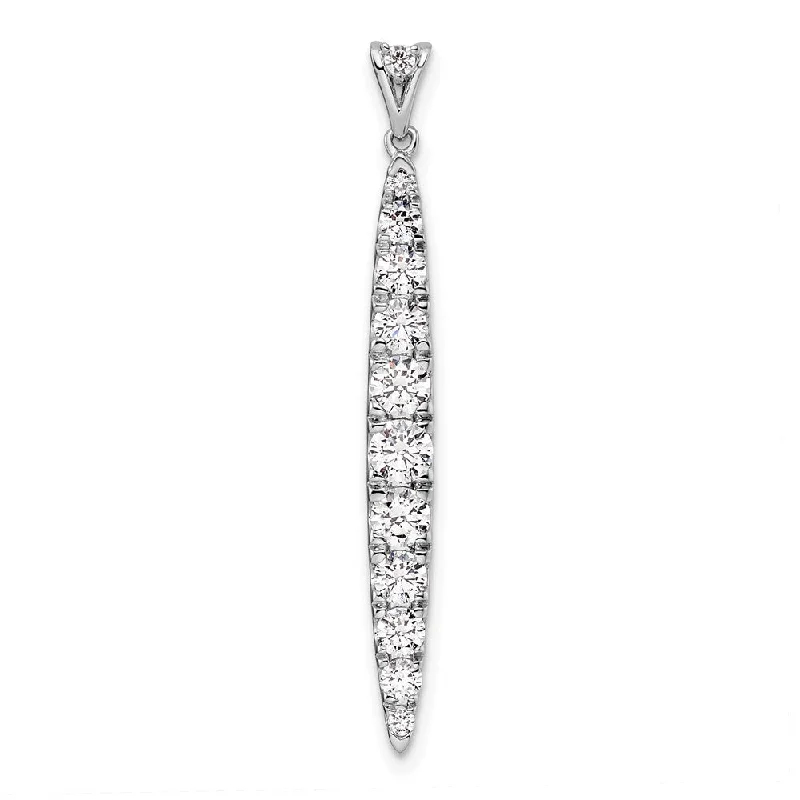 Bold And Beautiful Jewelry Now At Irresistible Prices Limited Time Special Offer 14K White Gold Lab Grown Diamond Pendant (1ct, VS, G-H)