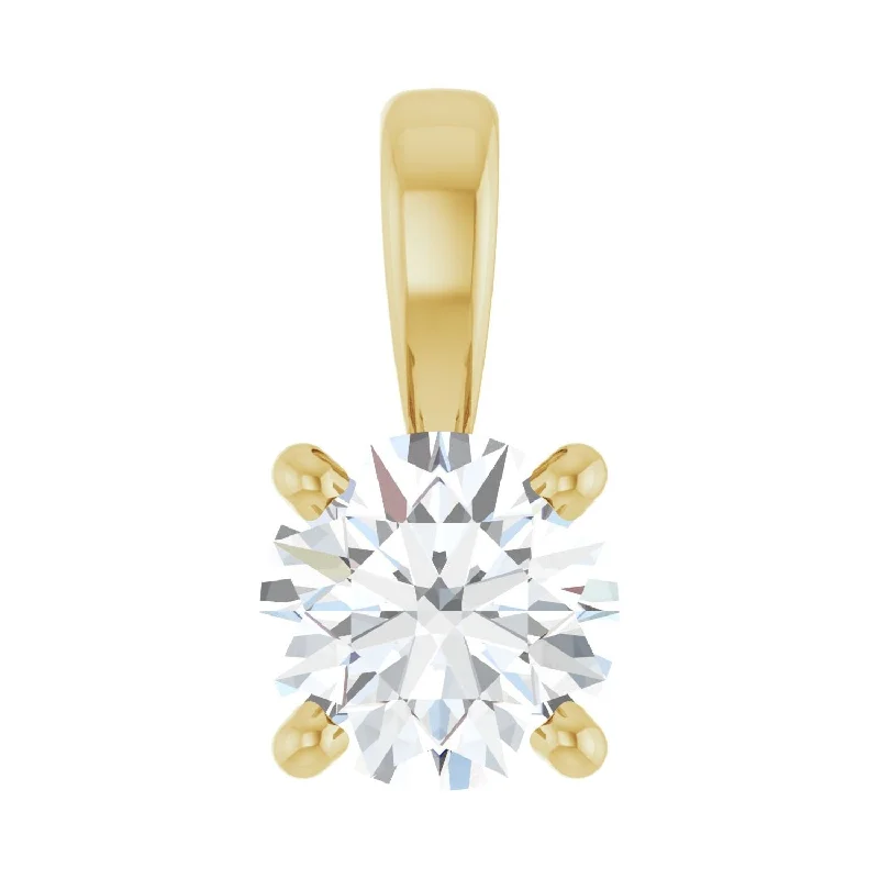 Timeless Jewelry At Special Discount Rates Fashion Sale 14k Gold 1/3 CT Lab-Grown Diamond Pendant