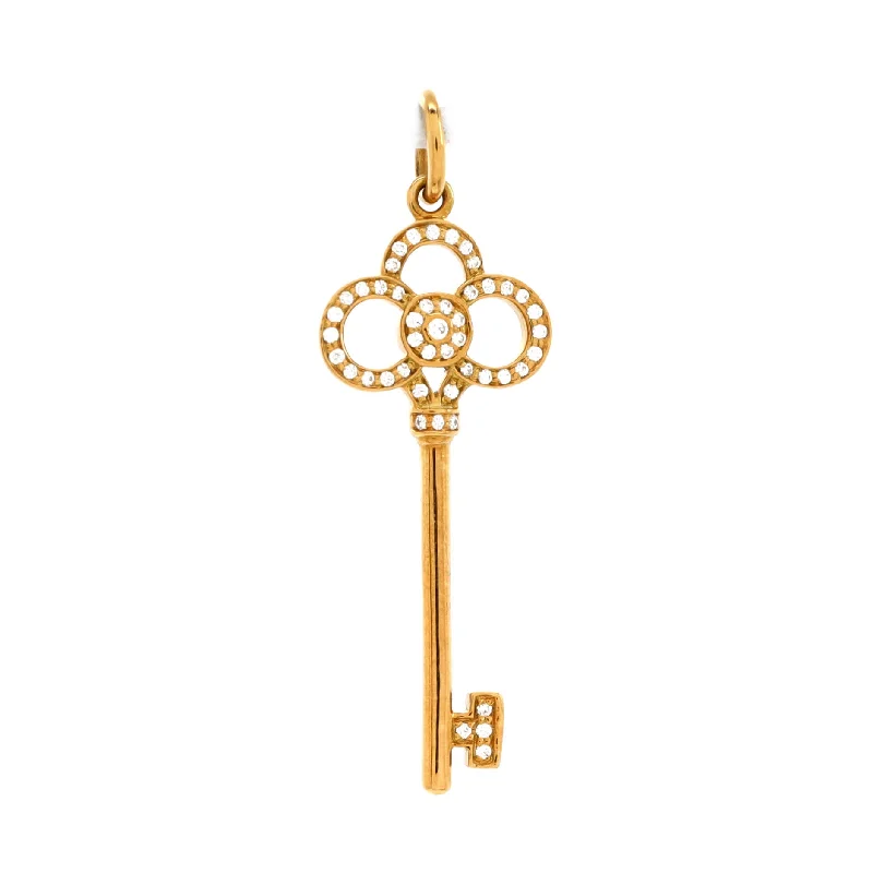 Flash Jewelry Sale – Get Stunning Pieces At Low Prices Fashionista Favorites Crown Key Pendant Pendant & Charms 18K Yellow Gold and Diamonds