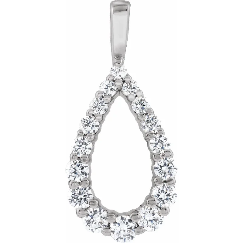 Stunning Jewelry At A Fraction Of The Price Weekend Exclusive 14k Gold 1/3ct Lab-Grown Diamond Pendant