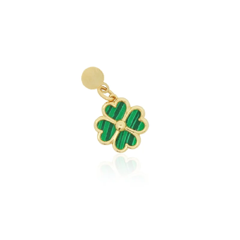 Personalized Jewelry Sale – Unique Gifts At Low Prices Contemporary Fashion Sale Malachite Four Leaf Clover Charm