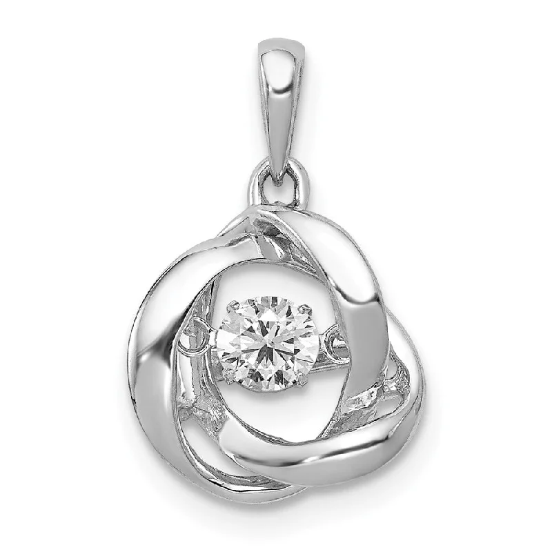 Trending Jewelry Now Available At Exclusive Prices Crazy Price Slashing 14K White Gold Vibrant Lab Grown Diamond Pendant (0.25ct, VS, G-H)