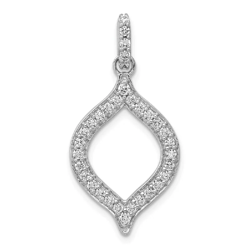 Jewelry Clearance Event – Stock Up Before It's Over Inspired By You, Designed For You 14K White Gold Lab Grown Diamond Fancy Pendant (0.5ct, VS, G-H)