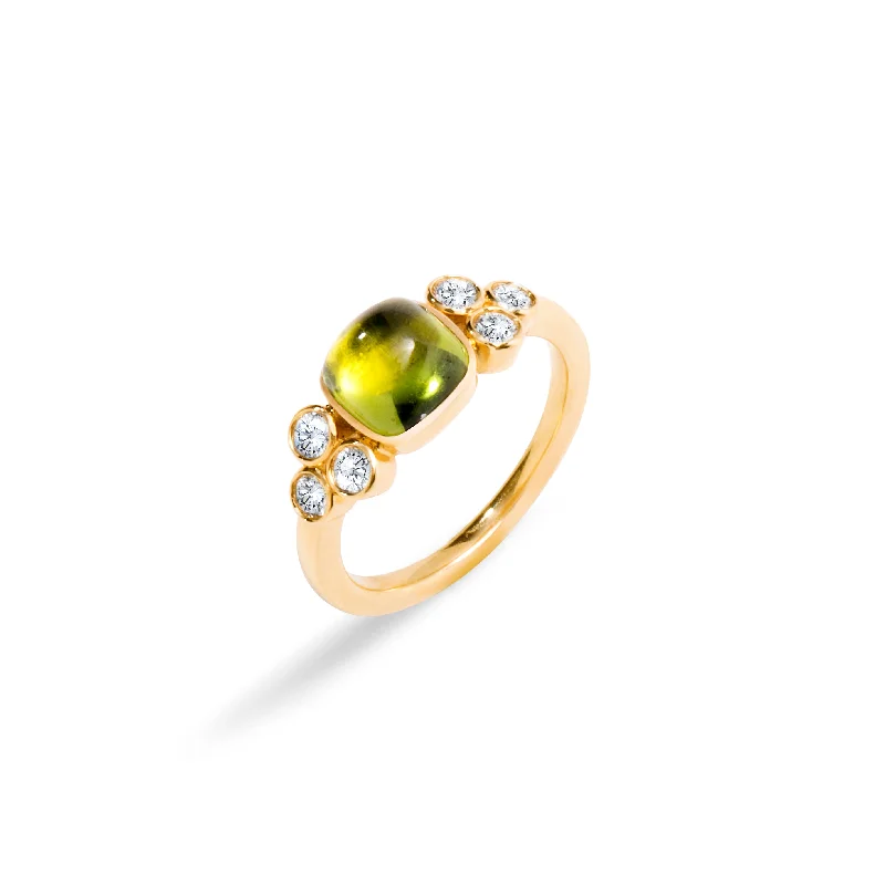 Exclusive Gemstone Jewelry At Special Prices Sugarloaf Cabochon Diamond Ring