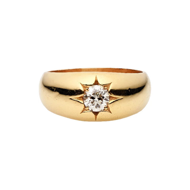 Save On Luxury Jewelry Pieces – Limited-Time Offers Antique Victorian 22k Star Set Diamond Ring - .65ct