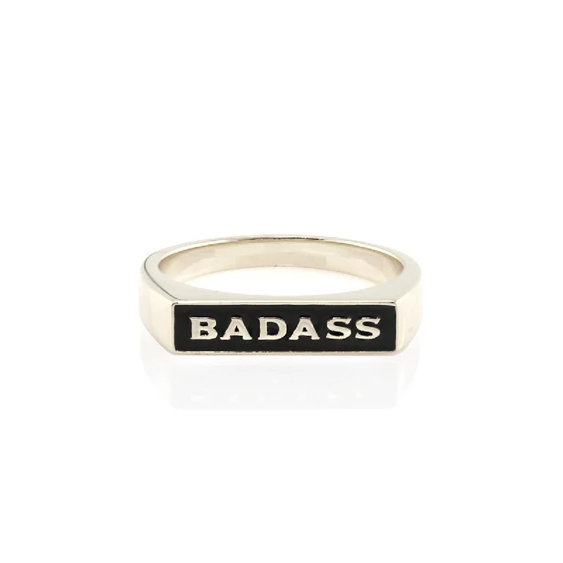 Jewelry Sale Bonanza – Grab Your Sparkle Now Step Ahead, Lead The Trend Badass Enamel Ring