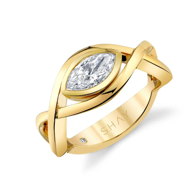 Accessorize For Less – Luxury Jewelry At Affordable Prices Ride The Style Wave DIAMOND MARQUISE PAVE VINE PINKY RING