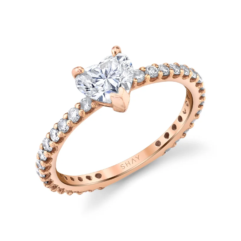 Seasonal Jewelry Clearance – Best Styles At The Lowest Prices Chic Style, Always In Vogue DIAMOND SOLITAIRE HEART RING