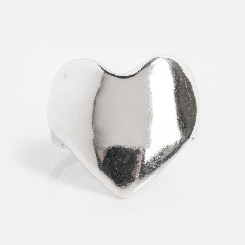 Delicate Crystal Jewelry For Sophisticated Charm Limited-Time Offer Eros Silver Heart Ring