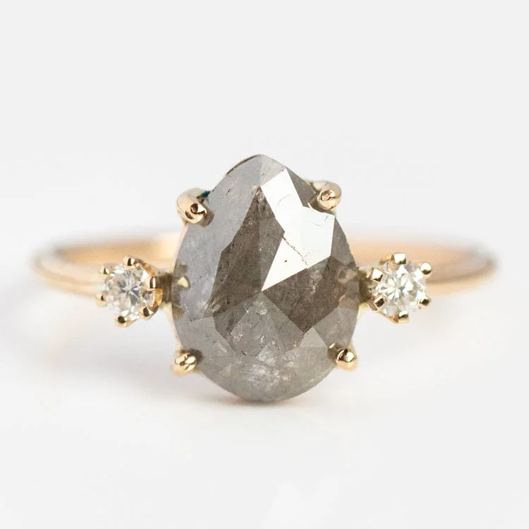 Exclusive Jewelry Sale – Shine For Less Exclusive Sale Eternal Grey Diamond Ring