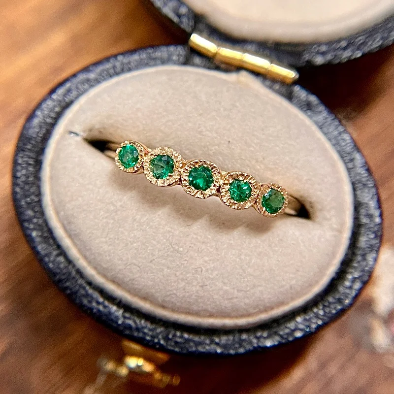 Shop Signature Jewelry Styles At Exclusive Prices Best Deals Of The Season Five Emerald Ring