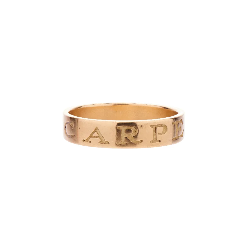 High-End Jewelry, Now More Affordable Than Ever Gabriella Kiss Carpe Diem 18k Band Ring