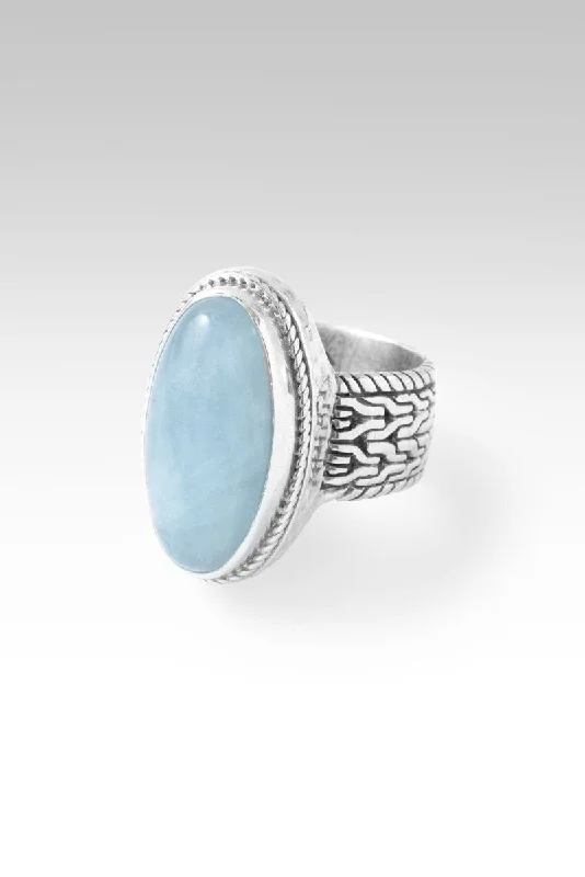 Shine Without Limits – Jewelry Sale Happening Now Imeless Style Joy of Salvation Ring™ in Aquamarine