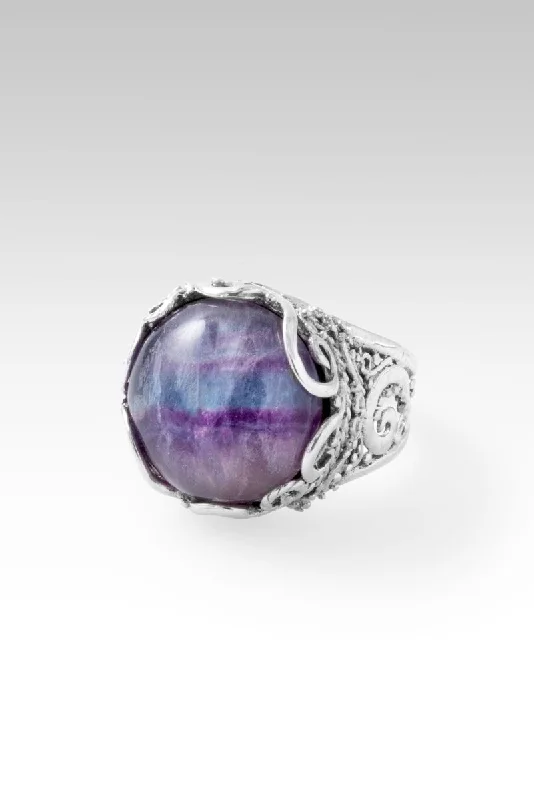 Elegant Necklaces And Bracelets At Limited-Time Offers Fashion Forward, Function First Live in Faith Ring™ in Rainbow Fluorite