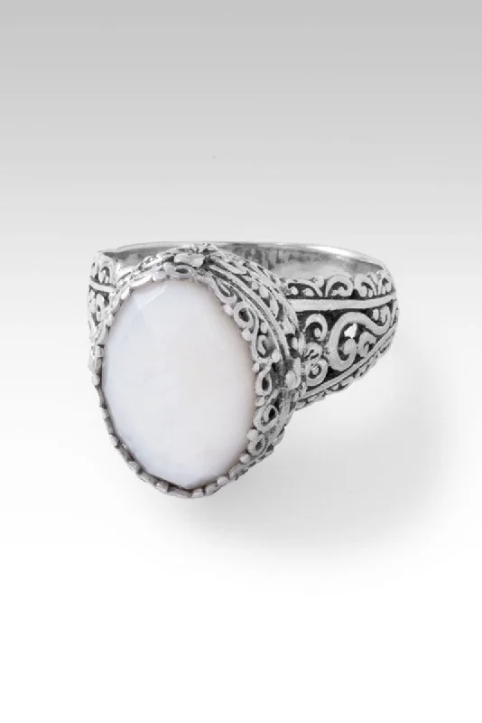 Don't Miss Out On Bestselling Jewelry At Special Prices Fashion Sale Live in Harmony Ring™ in White Mother of Pearl