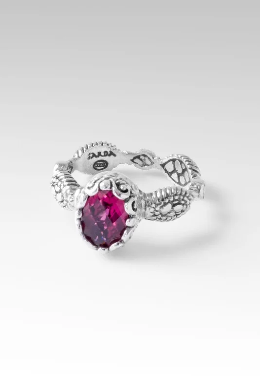 Shop Elegant Jewelry At Unbeatable Prices Casual Chic Live in Peace Ring™ in Rubellite