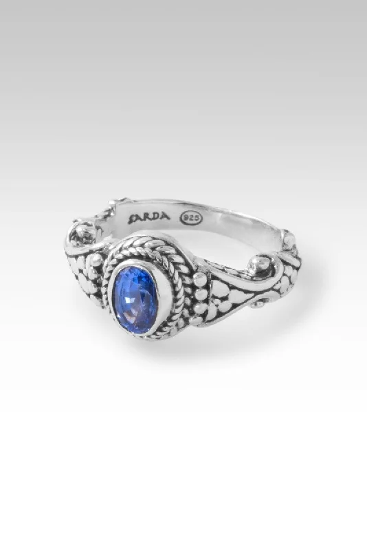 Fashion-Forward Jewelry At Incredible Prices Playful Fashion Offers Love One Another Ring™ II in Ceylon Blue Sapphire