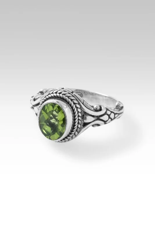 Elegant Jewelry, Exclusive Prices – Shop Now Refined Fashion Sale Love One Another Ring II™ in Peridot