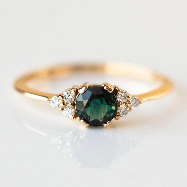 Jewelry Sale Alert – Shop Timeless Elegance Today Lune Ring with Sapphire