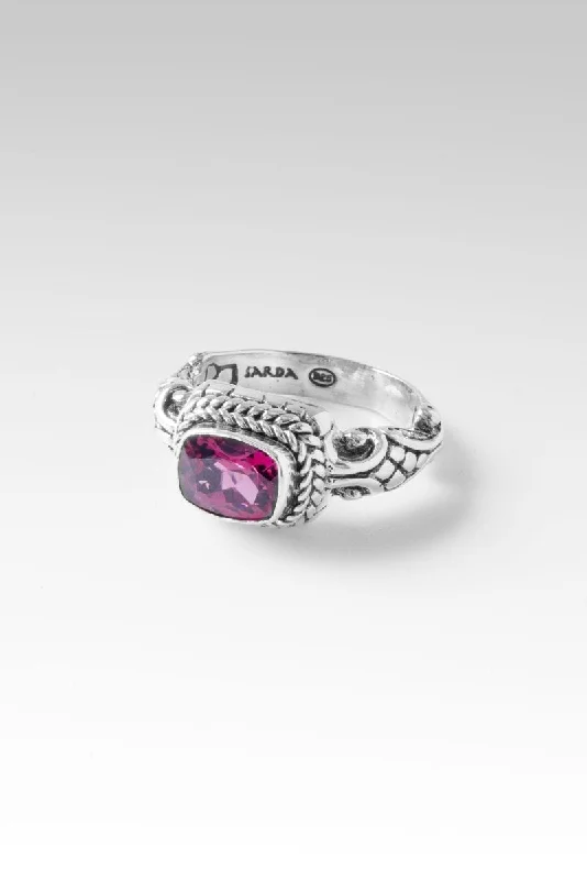 Trending Jewelry Styles Now At Limited-Time Discounts Elevated Casual Discounts Love One Another Ring II™ in Malawi Pink Color Change Garnet