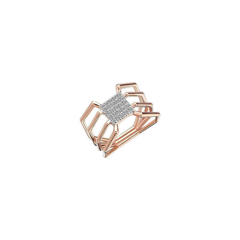 Delicate Crystal Jewelry For Sophisticated Charm Chic Style, Always In Vogue Lydia Pinky Ring