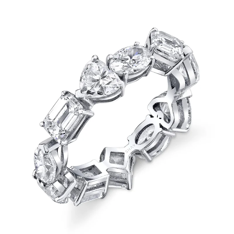 Premium Jewelry Now Available At Special Discounts Casual Yet Chic Sales MIXED DIAMOND ETERNITY BAND