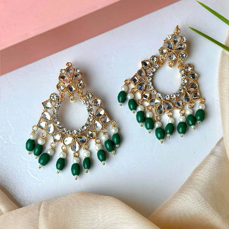 Premium Jewelry, Premium Discounts – Act Fast Latest Fashion Neelum Earrings (Green)