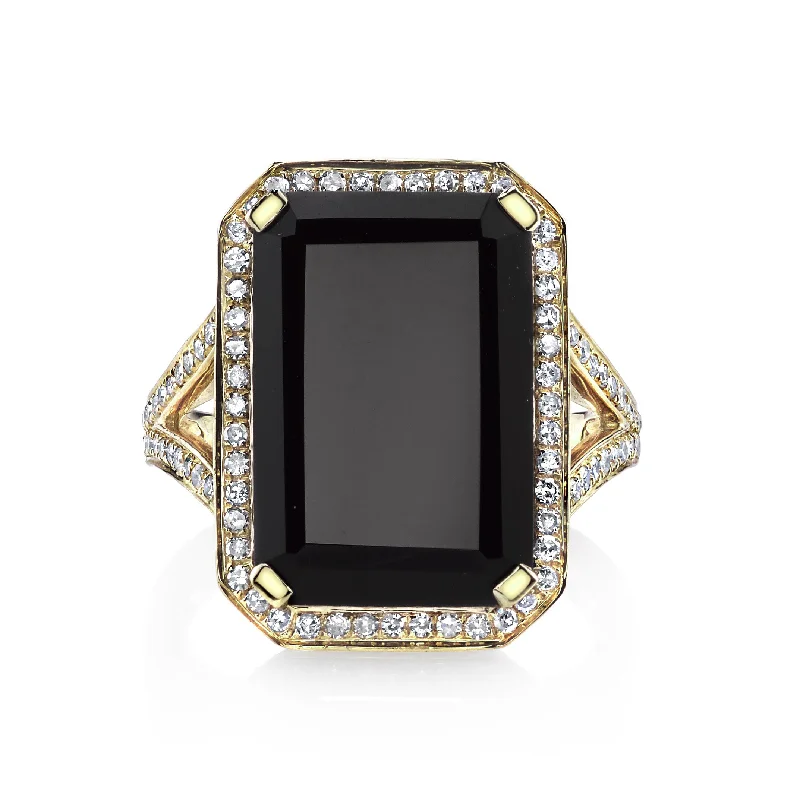 Sparkle On A Budget – Fine Jewelry For Less BLACK ONYX PORTRAIT RING