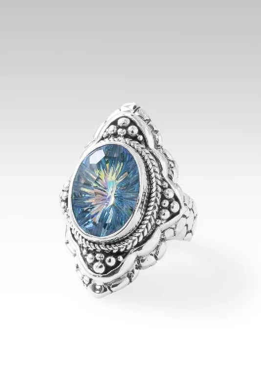 Affordable Luxury Jewelry For Every Occasion Evening Elegance Radiant with Light Ring™ in Cockatoo Daze™ Mystic Quartz