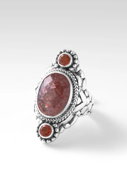 Huge Savings On Timeless Jewelry Collections Trend Alert Radiant with Light Ring II™ in Orange Sunstone