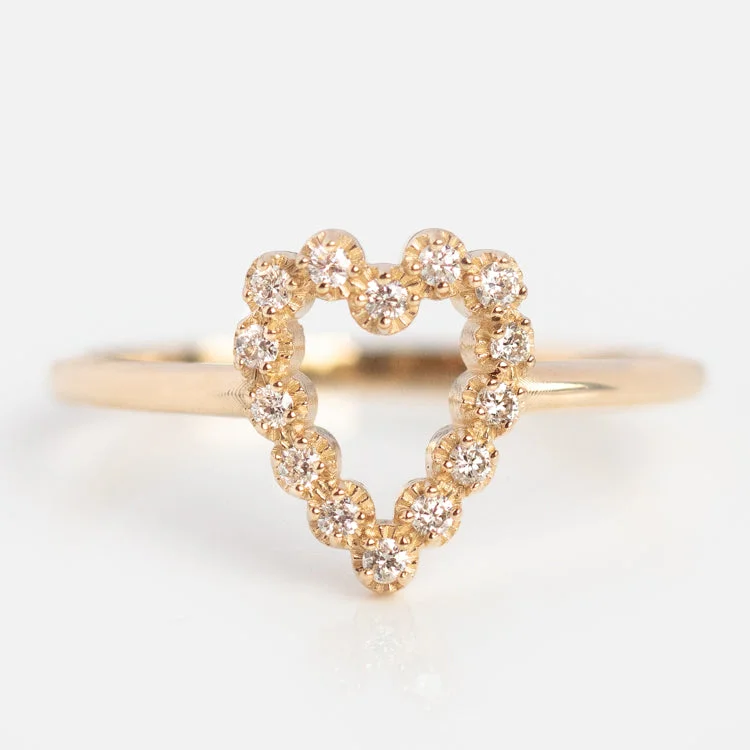 Limited-Stock Jewelry Clearance – Grab Your Favorites Now Durable Fashion Picks Sango Open Heart Ring