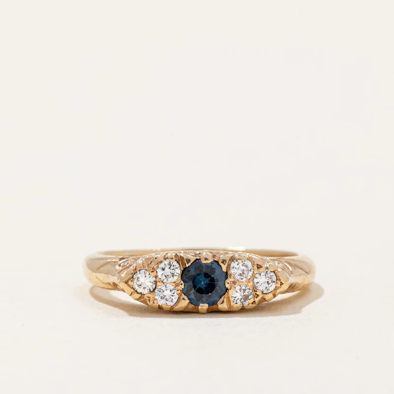 The Perfect Jewelry Piece At The Perfect Price Unbeatable Prices Sapphire & Diamond Ring | 0.23ct, 0.15ctw | SZ 5.5 |