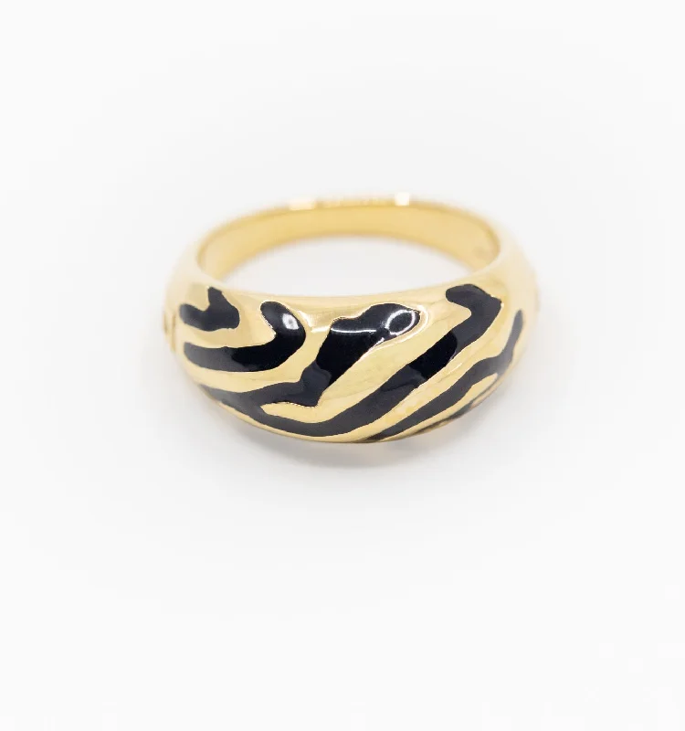 Modern Statement Jewelry For Bold Styling Fashionista Favorites Savannah Dome Ring In Black