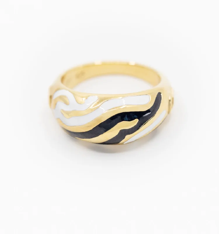 Exclusive Jewelry Sale – Grab Timeless Pieces Now Limited Time Offer Savannah Dome Ring In Zebra