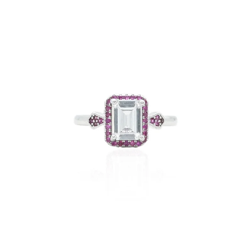 Trending Jewelry Styles Now At Limited-Time Discounts Summer Fashion Silver Classic Pink Solitaire Ring