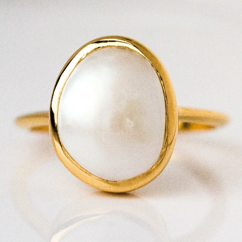 Your Dream Jewelry At Dream Prices Simple Semi Precious Pearl Ring