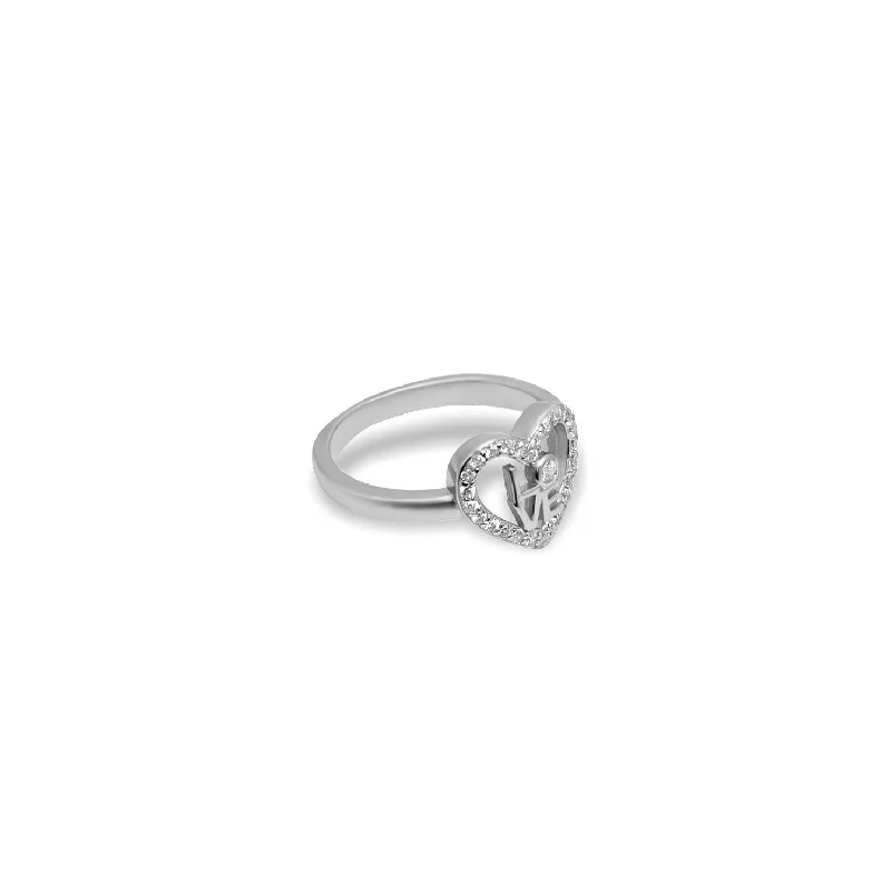 Sparkle For Less – Shop Our Limited-Time Jewelry Deals Sterling Silver "Love In My Heart" Girls Ring