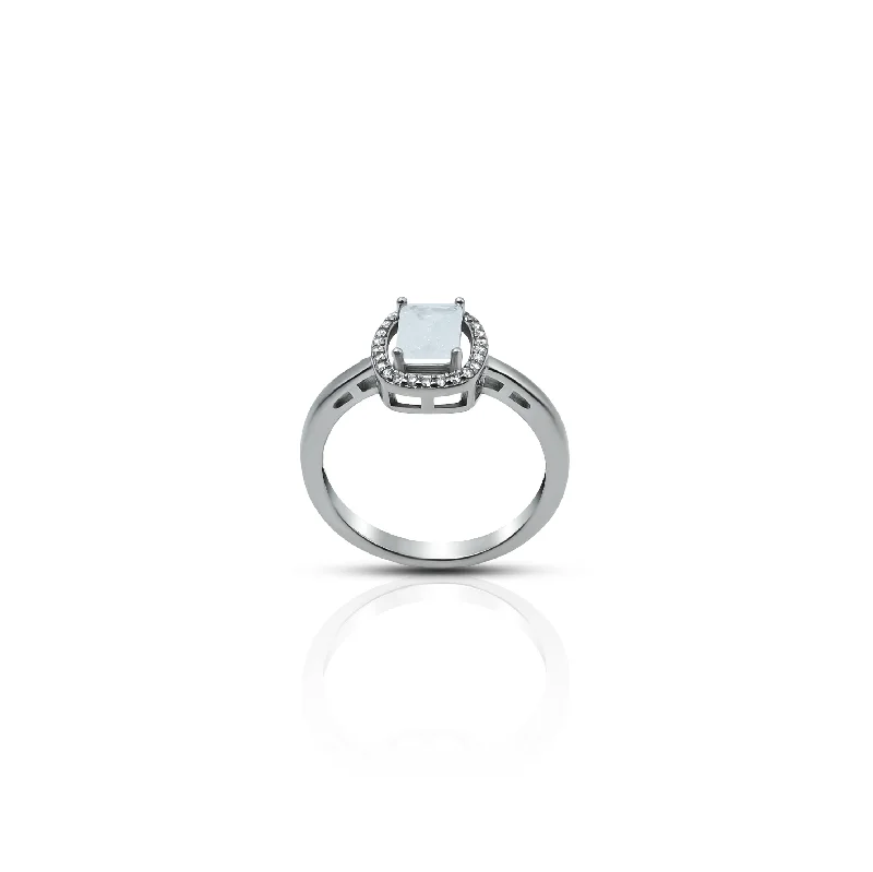 Trending Jewelry Styles Now At Limited-Time Discounts Seasonal Sale Sterling Silver Moonstone Ring For Girls