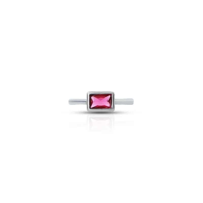 Buy More, Save More On Stunning Jewelry Designs Trend Leading Collection Sterling Silver Ruby Stone Ring