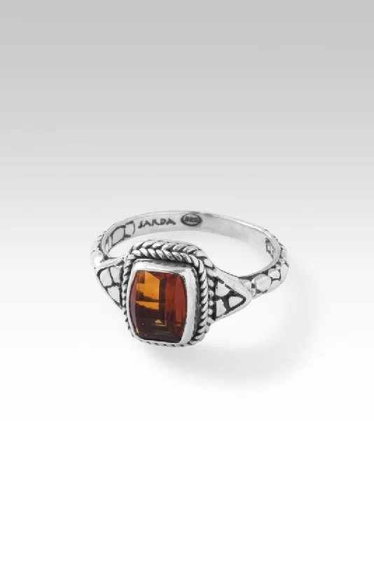 Exclusive Jewelry Sale – Limited-Time Discounts Vintage-Inspired Style Offers Joyful Expectation Ring™ in Madeira Citrine