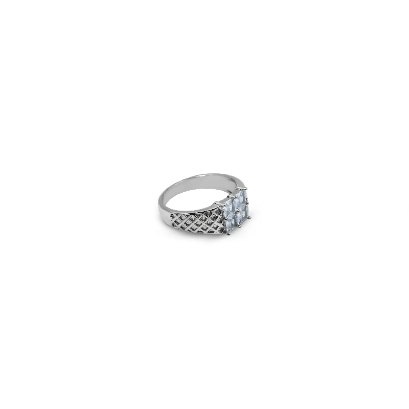 Jewelry Deals That Outshine The Rest Seasonal Clearance Sterling Silver White Stone Ring