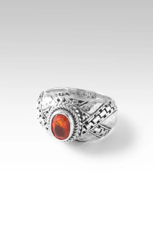 Jewelry Clearance Sale – Final Reductions Tranquil Spirit Ring II™ in Mexican Fire Opal