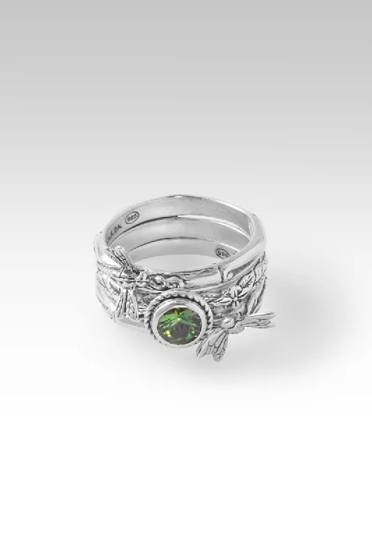 Jewelry Deals That Sparkle – Shop Today Transformative Beauty Ring Set of 3™ in Australian Green Sapphire