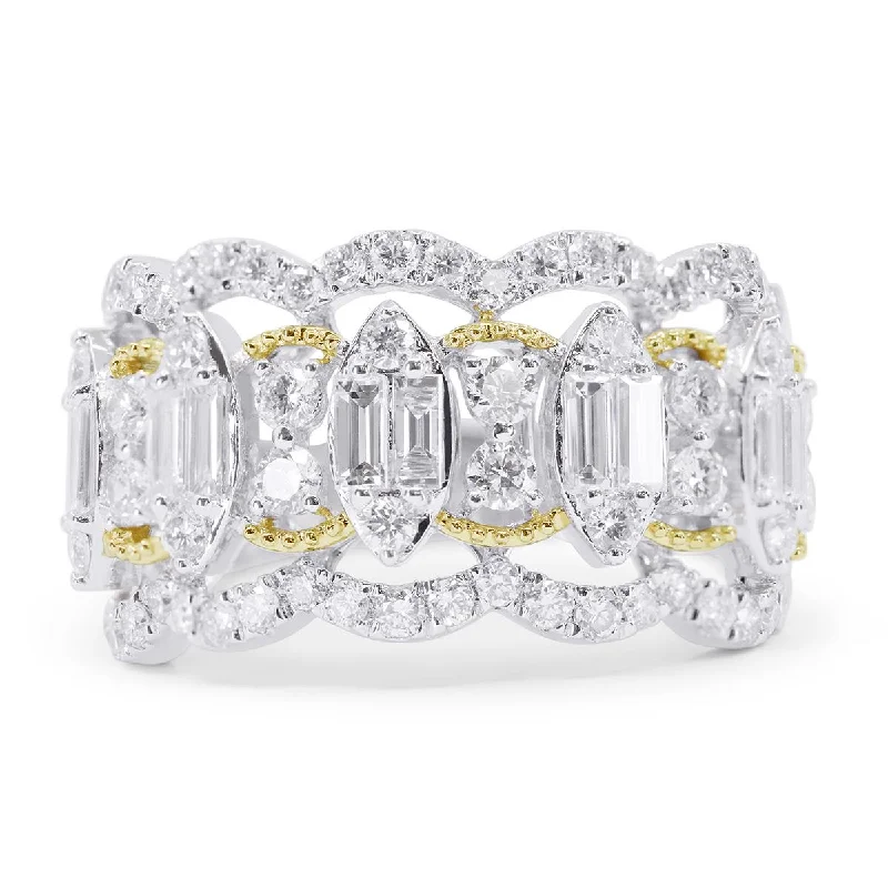 Once-A-Year Jewelry Deals – Shop Before They’Re Gone TWO-TONE GOLD DIAMOND FASHION RING, 1.57 CT TW