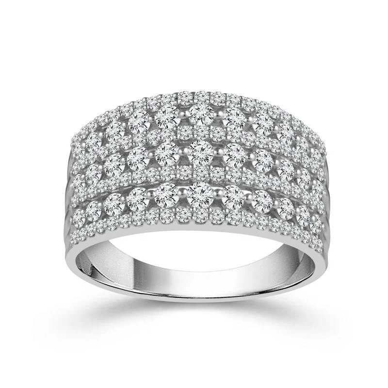 Seasonal Jewelry Deals – Elevate Your Style WIDE DIAMOND statement band, 1.00 CTTW