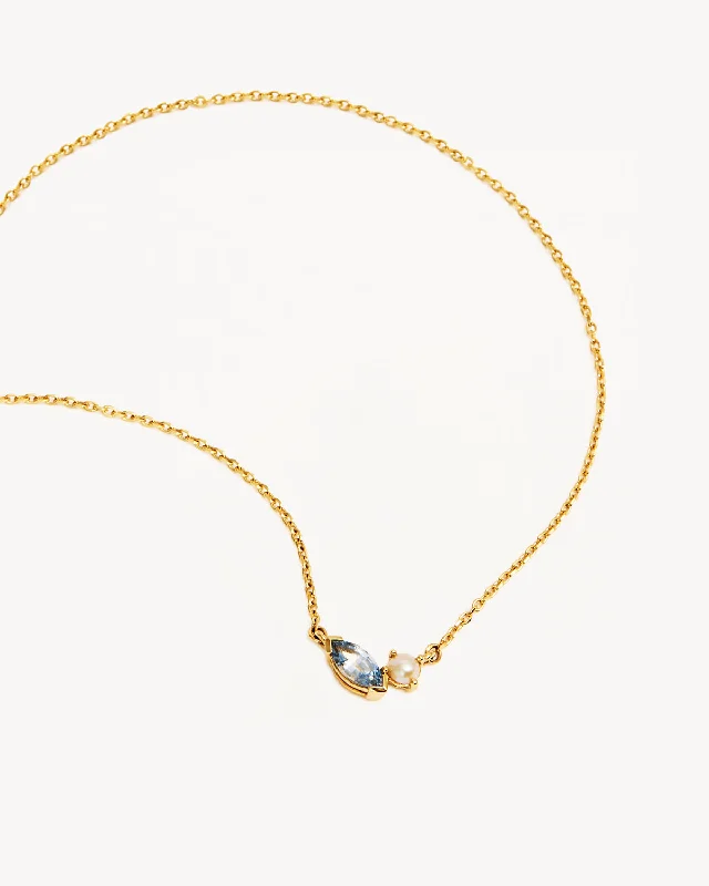 Don't Miss Our Biggest Jewelry Sale Of The Season Fashion Frontiers 14k Solid Gold Into The Blue Necklace