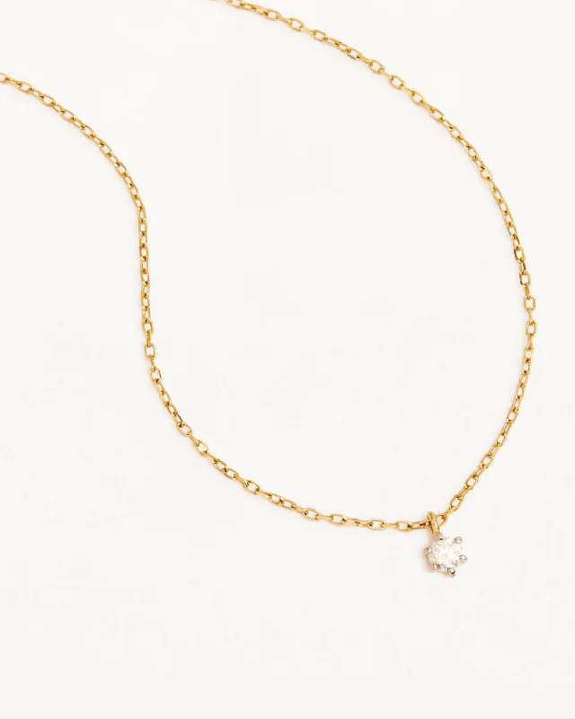 Exclusive Jewelry Sale – Limited-Time Discounts 14k Solid Gold Sweet Droplet Diamond Necklace