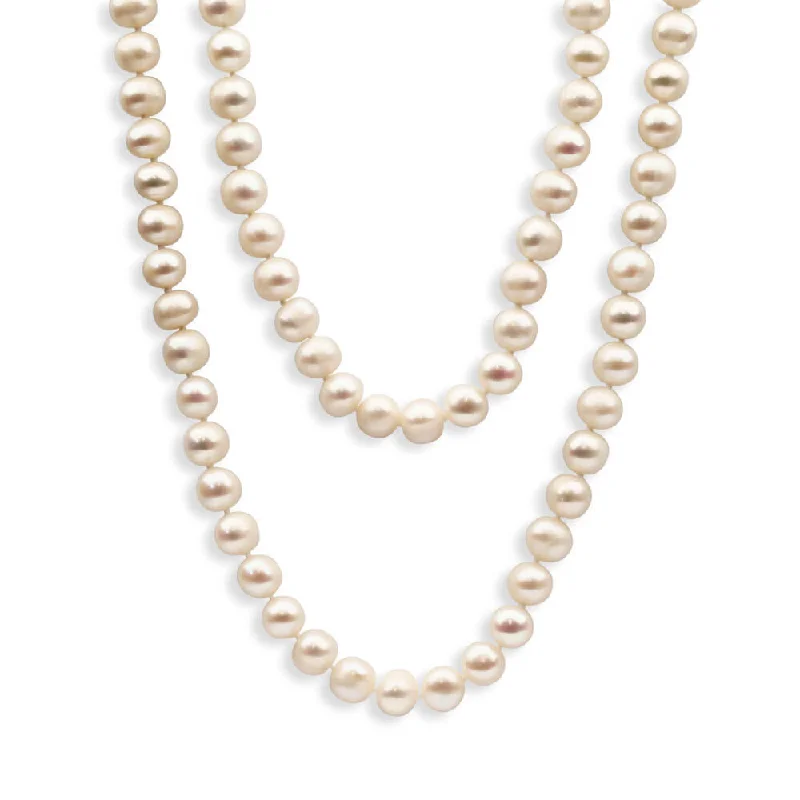 Grab Stylish Jewelry Before The Sale Ends Latest Trends 180cm White Freshwater Pearl Strand